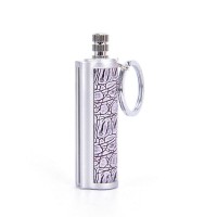 Flint Metal Permanent Match Lighter Matchstick Keychain for Outdoor Travel, Camping, Hiking